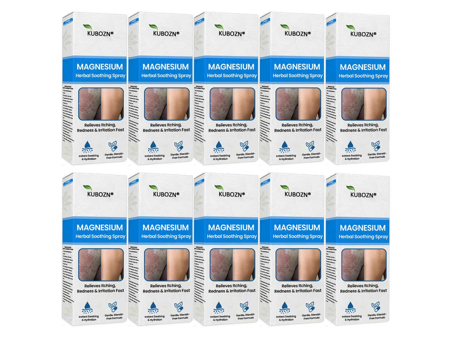 ✅ Official Store: KUBOZN® Magnesium Herbal Psoriasis Spray ⚕️ FDA Certified