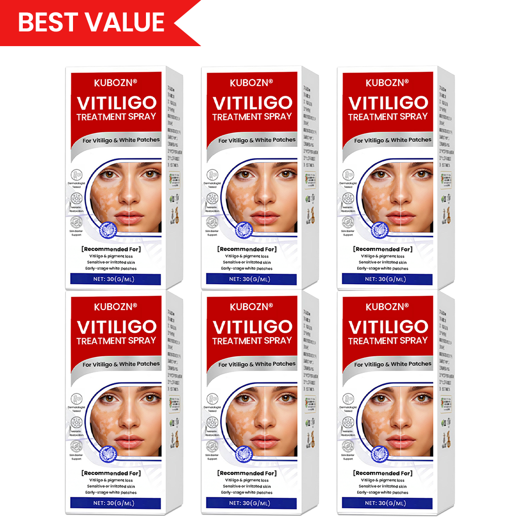 KUBOZN® Vitiligo Treatment Spray — Visible Results in Weeks, 100% Natural & Steroid-Free (offer)