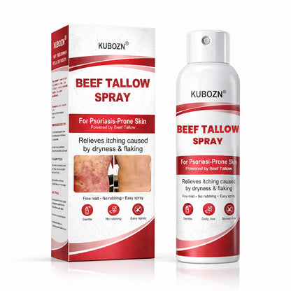 KUBOZN® Beef Tallow Spray for Itchy, Flaky Psoriasis Skin 1 (offer)