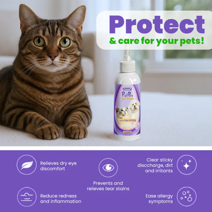 ⏱️ Fast Results 🌟 Official Store | Cvreoz® PetPro Eye Drops