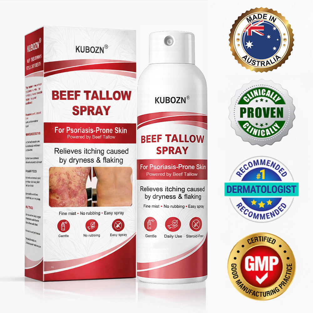 KUBOZN® Beef Tallow Spray for Itchy, Flaky Psoriasis Skin 1