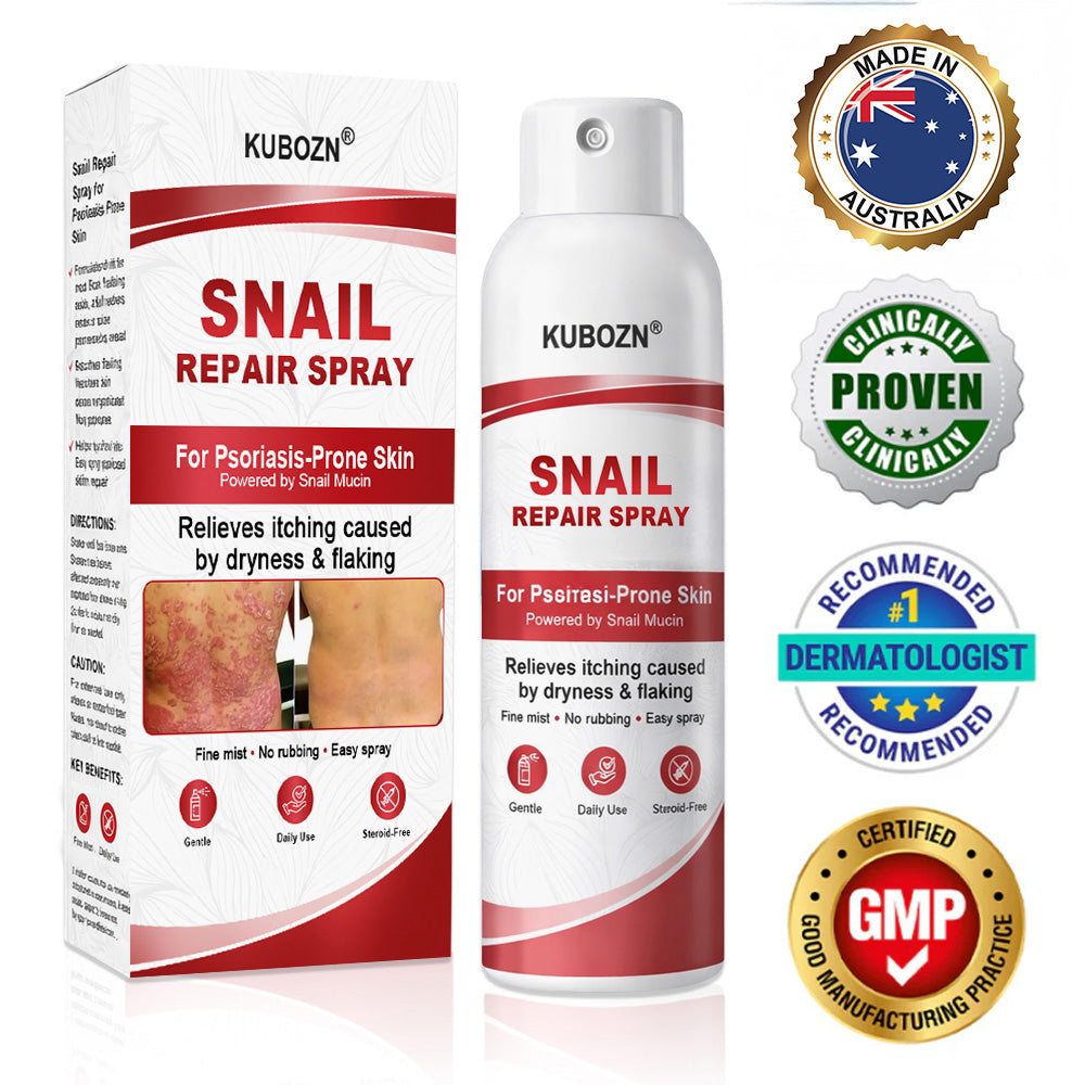 KUBOZN® Snail Repair Spray for Itchy, Flaky Psoriasis Skin 1