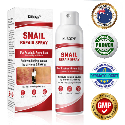 KUBOZN® Snail Repair Spray for Itchy, Flaky Psoriasis Skin 1