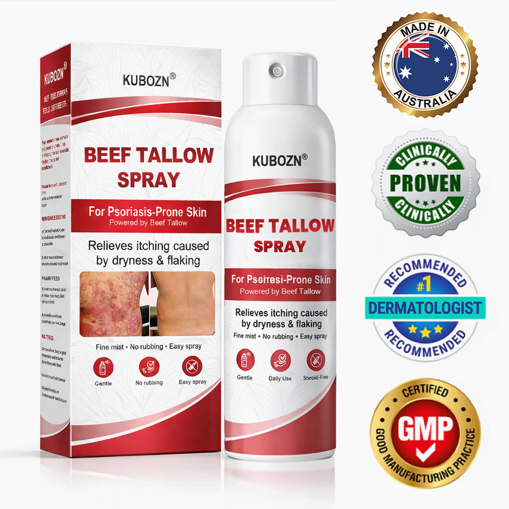 KUBOZN® Beef Tallow Spray for Itchy, Flaky Psoriasis Skin 1 (offer)
