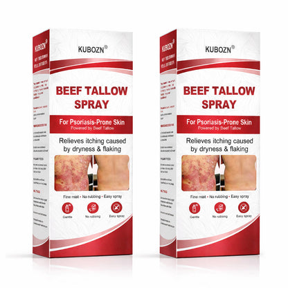 KUBOZN® Beef Tallow Spray for Itchy, Flaky Psoriasis Skin 1 (offer)