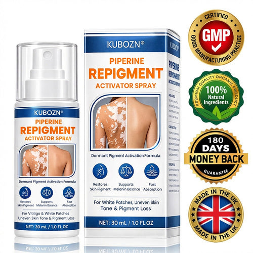 ⚡KUBOZN® Piperine Repigment Activator Spray to Reactivate Dormant Pigment Cells & Restore Natural Skin Color (Offer)