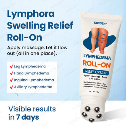 KUBOZN® Roll-On  Cream for Lymphatic Drainage & Swelling Relief (offer)