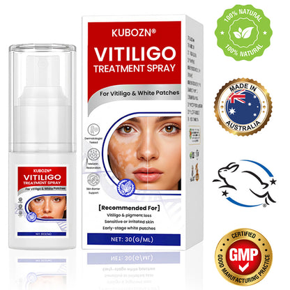 KUBOZN® Vitiligo Treatment Spray — Visible Results in Weeks, 100% Natural & Steroid-Free