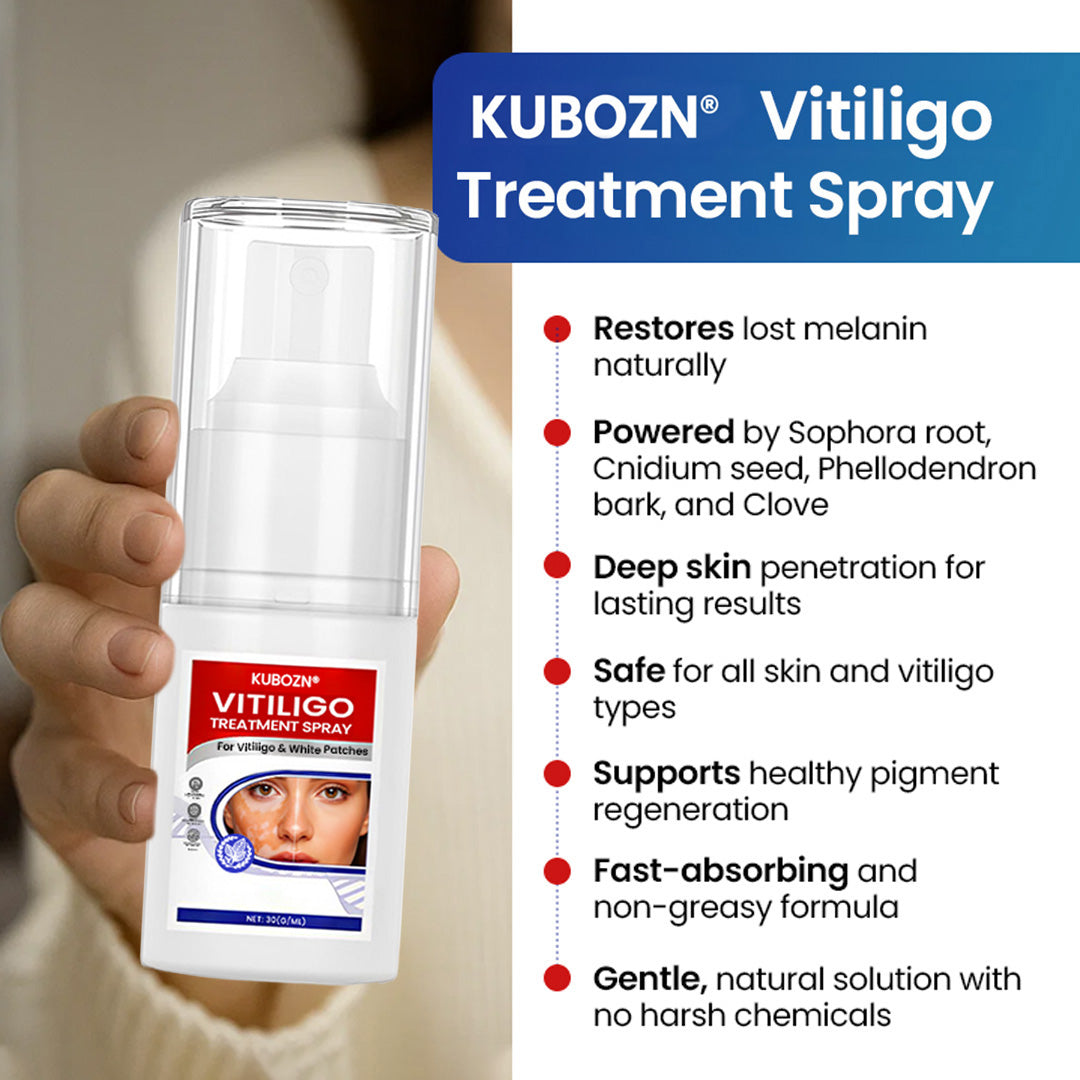 KUBOZN® Vitiligo Treatment Spray — Visible Results in Weeks, 100% Natural & Steroid-Free